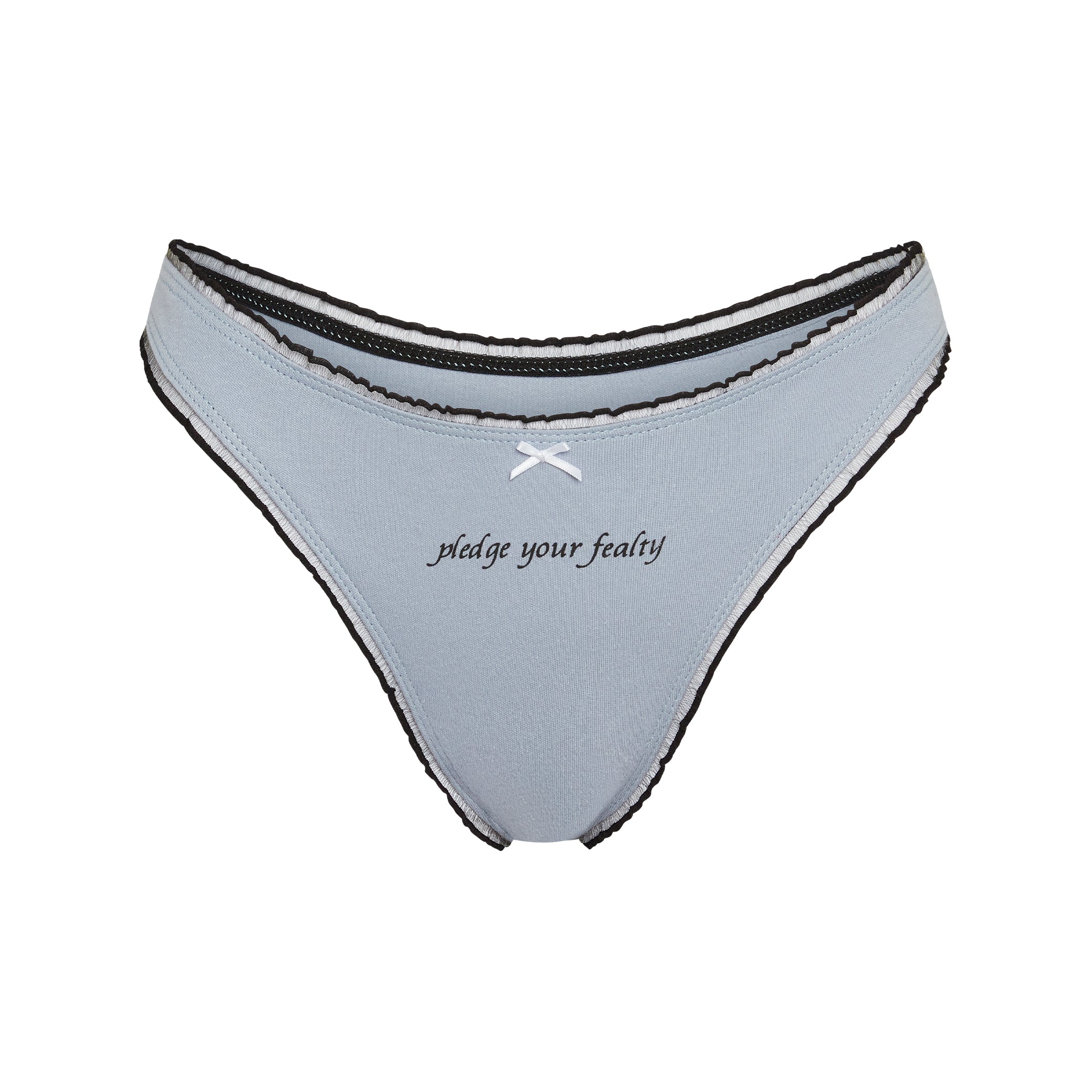 Blue Pledge Your Fealty Thong