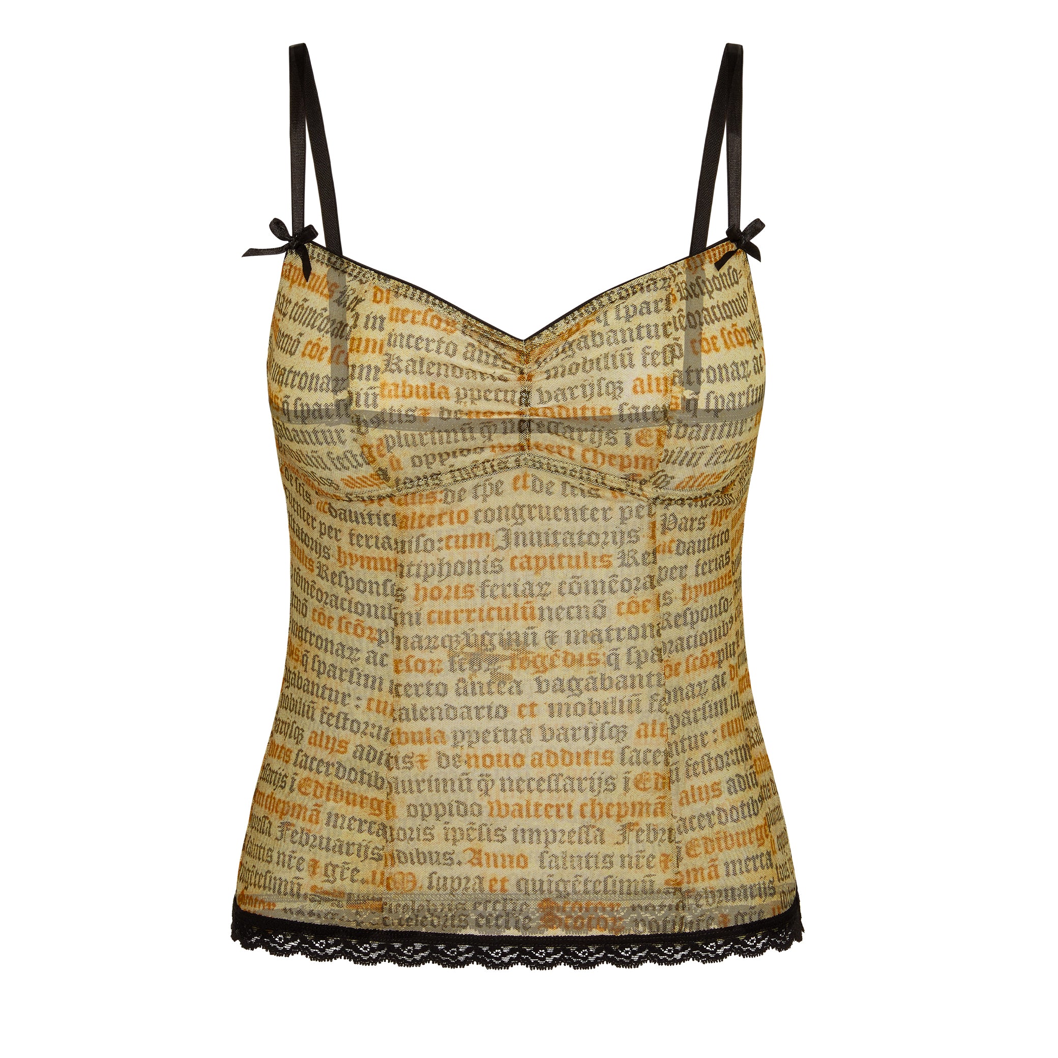 Sweetheart Neckline Scripture Cami