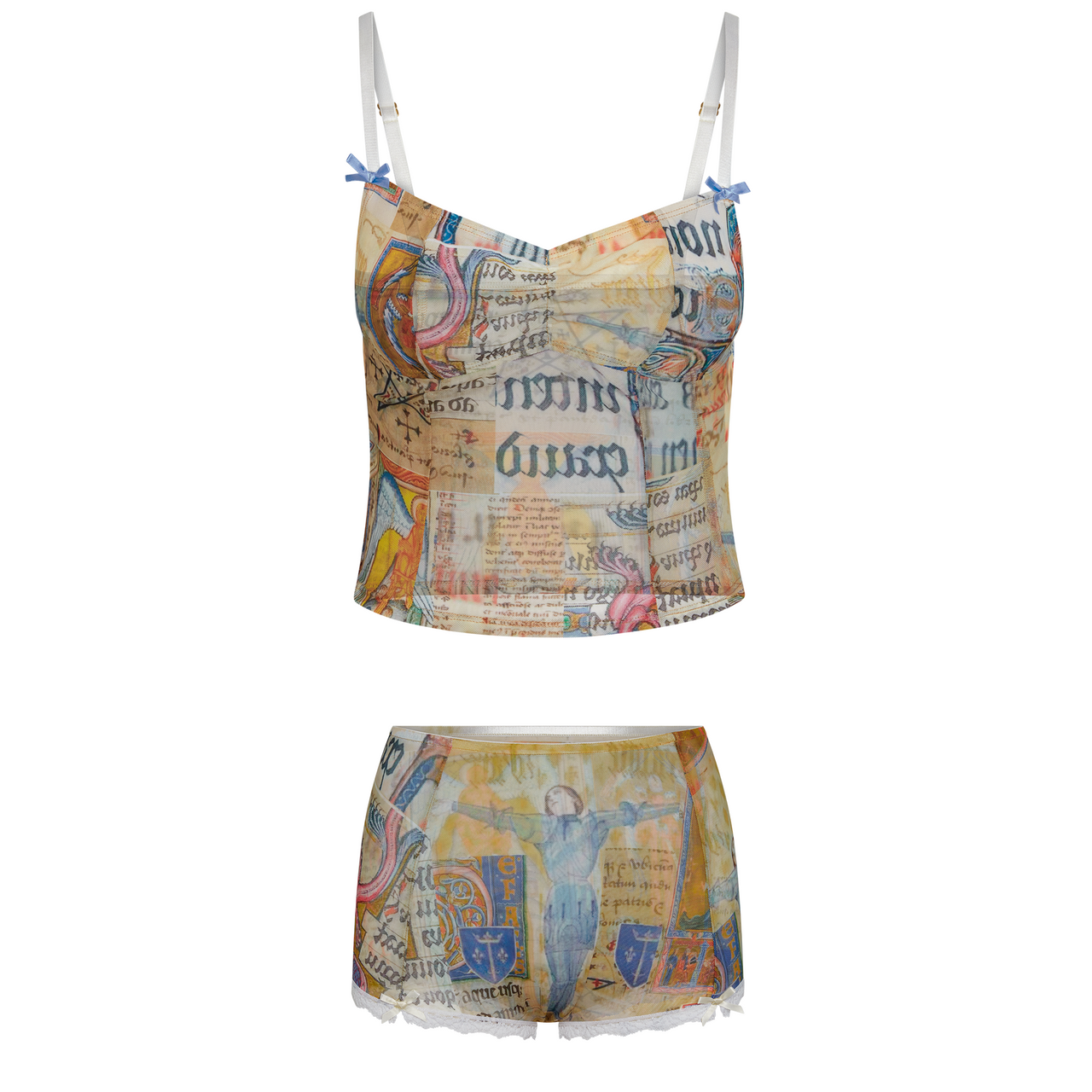 Sweetheart Neckline Illuminated Set