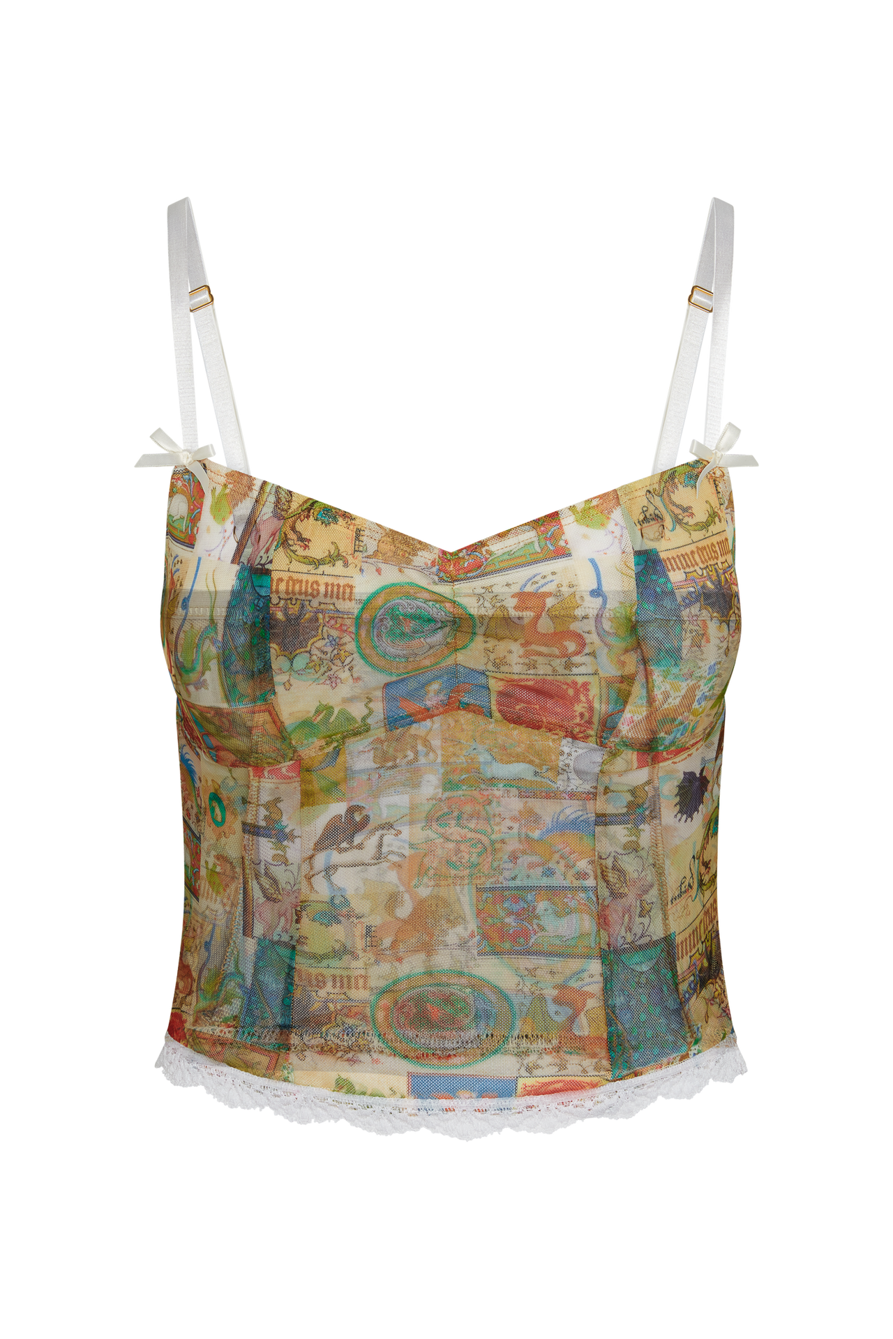 Sweetheart Neckline Bestiary Cami
