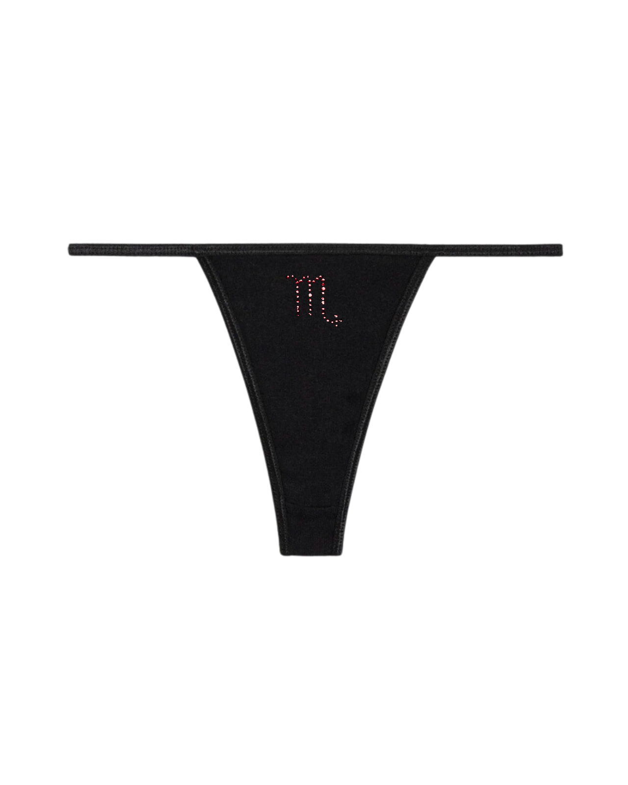 SCORPIO RHINESTONE ZODIAC THONG