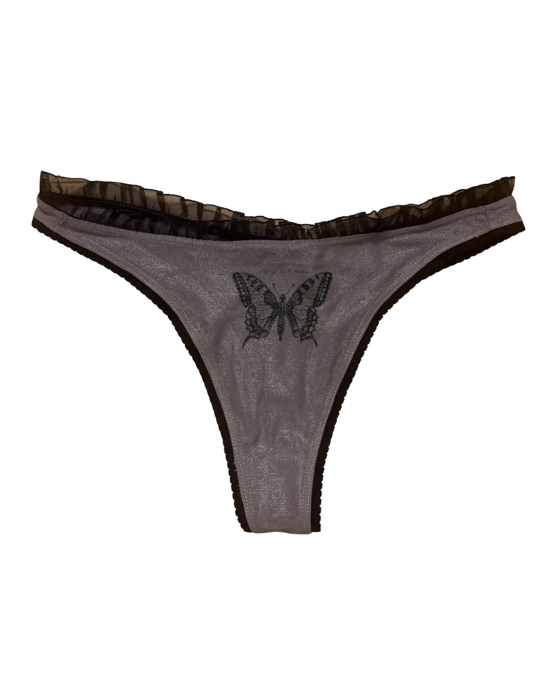 Sparkly Butterfly Thong Sample