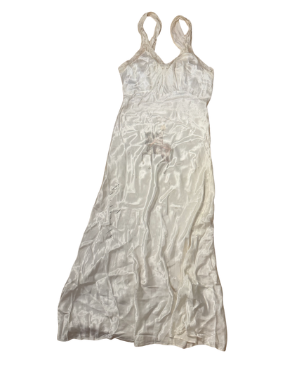 Perfectly Imperfect 1940s Maxi Dress — Size S/M