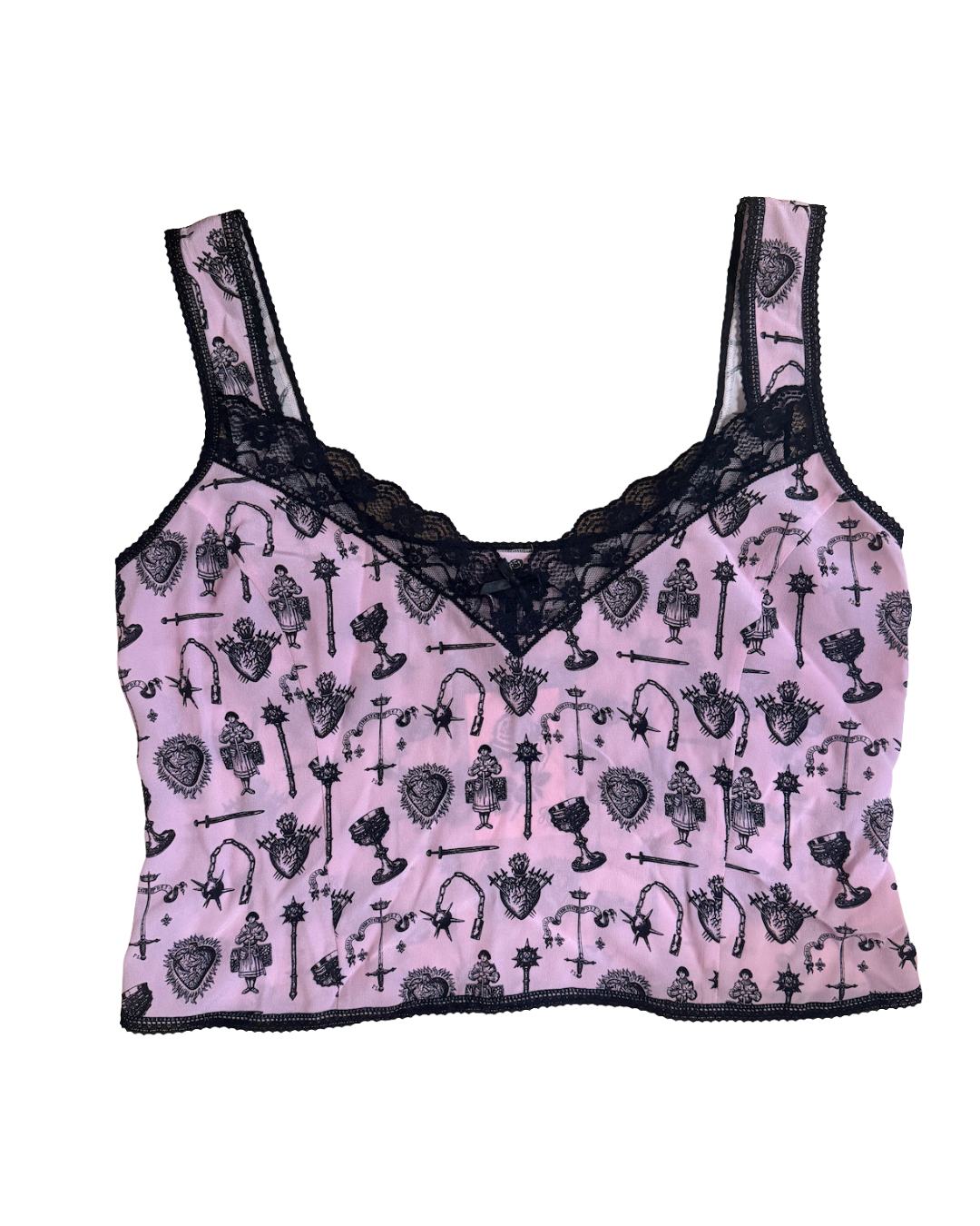 Silk Woodcut Cami Sample