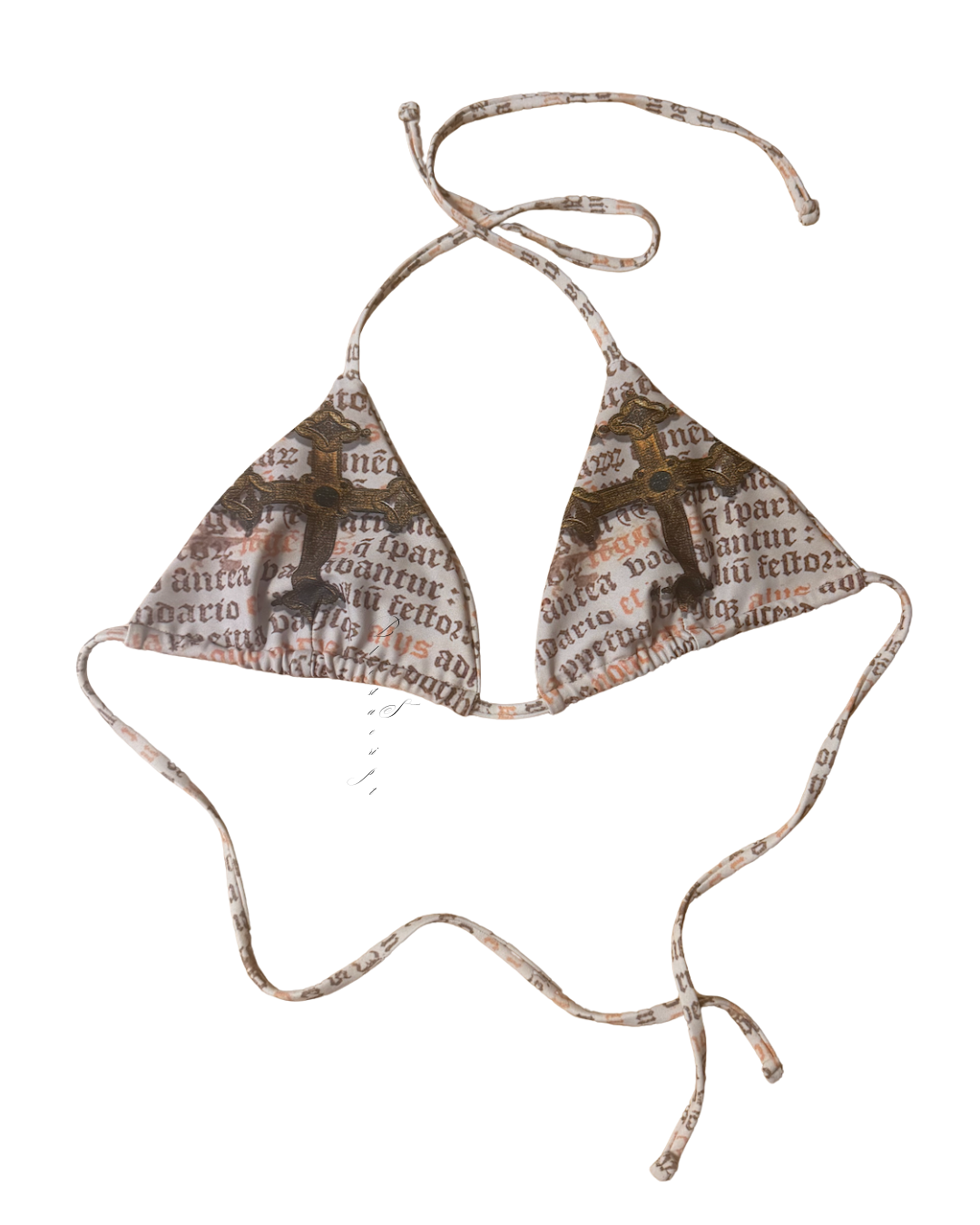 Perfectly Imperfect Sacred Heart Bikini Top — Size L