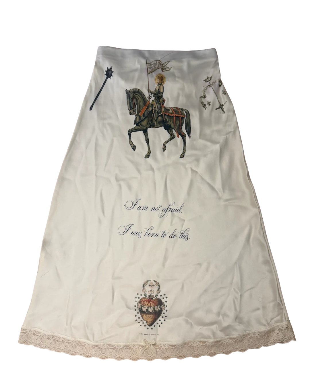 Perfectly Imperfect Silk I Am Not Afraid Slip Skirt