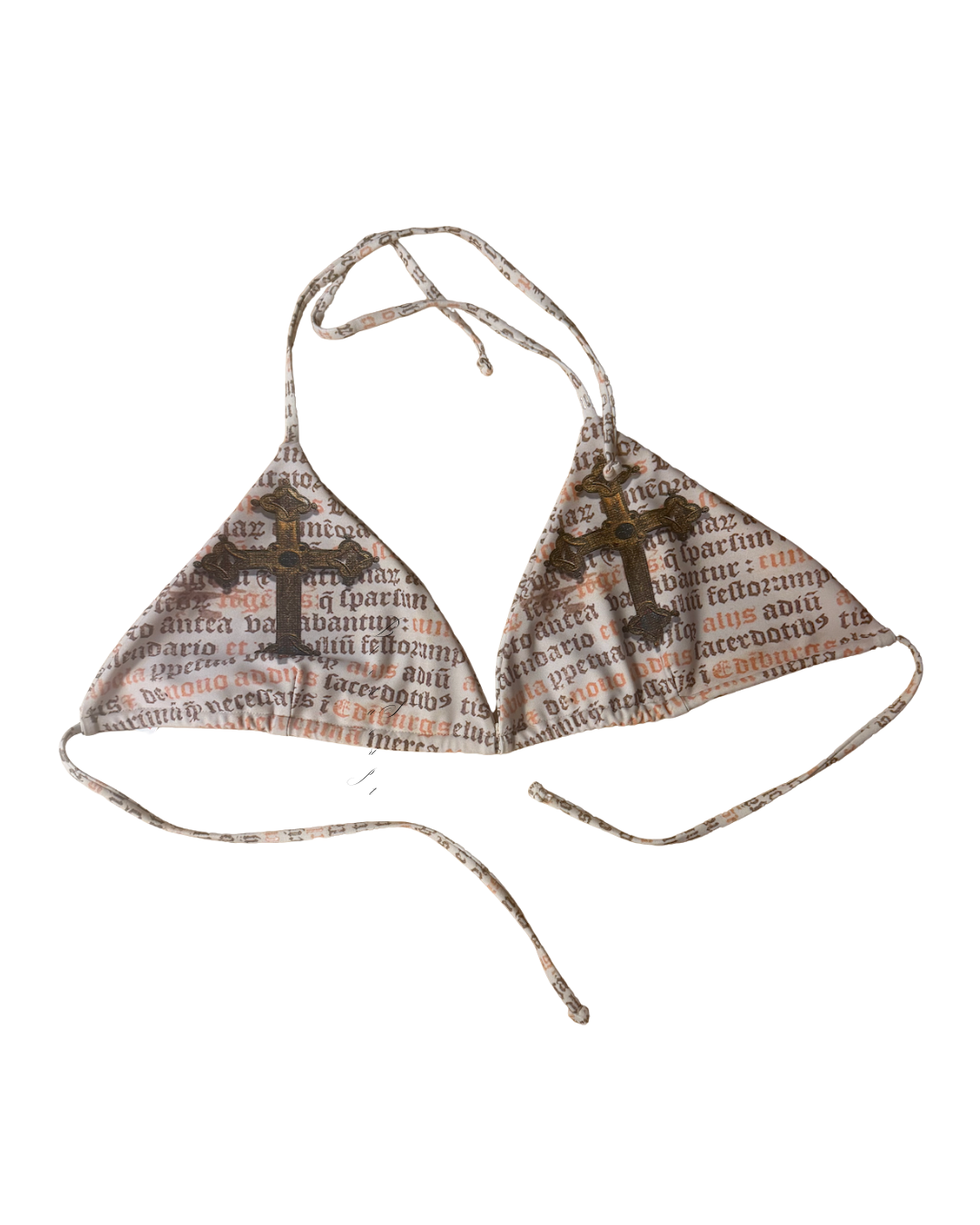 Perfectly Imperfect Sacred Heart Bikini Top — Size 4XL