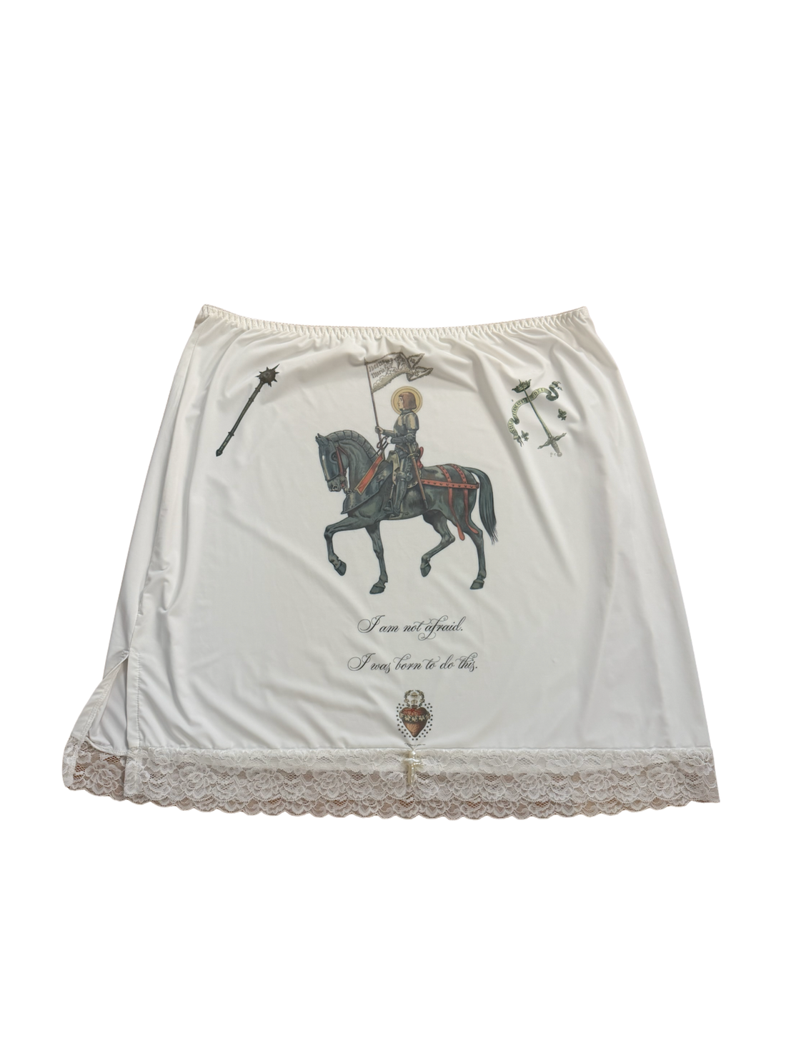 I Am Not Afraid Slip Skirt