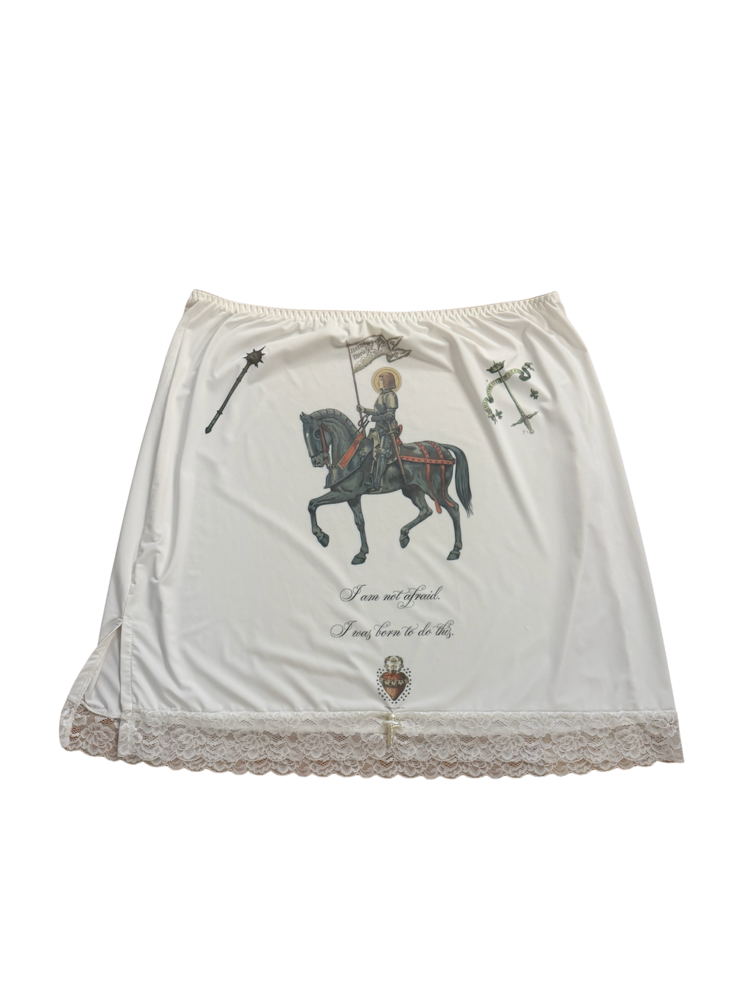 I Am Not Afraid Slip Skirt