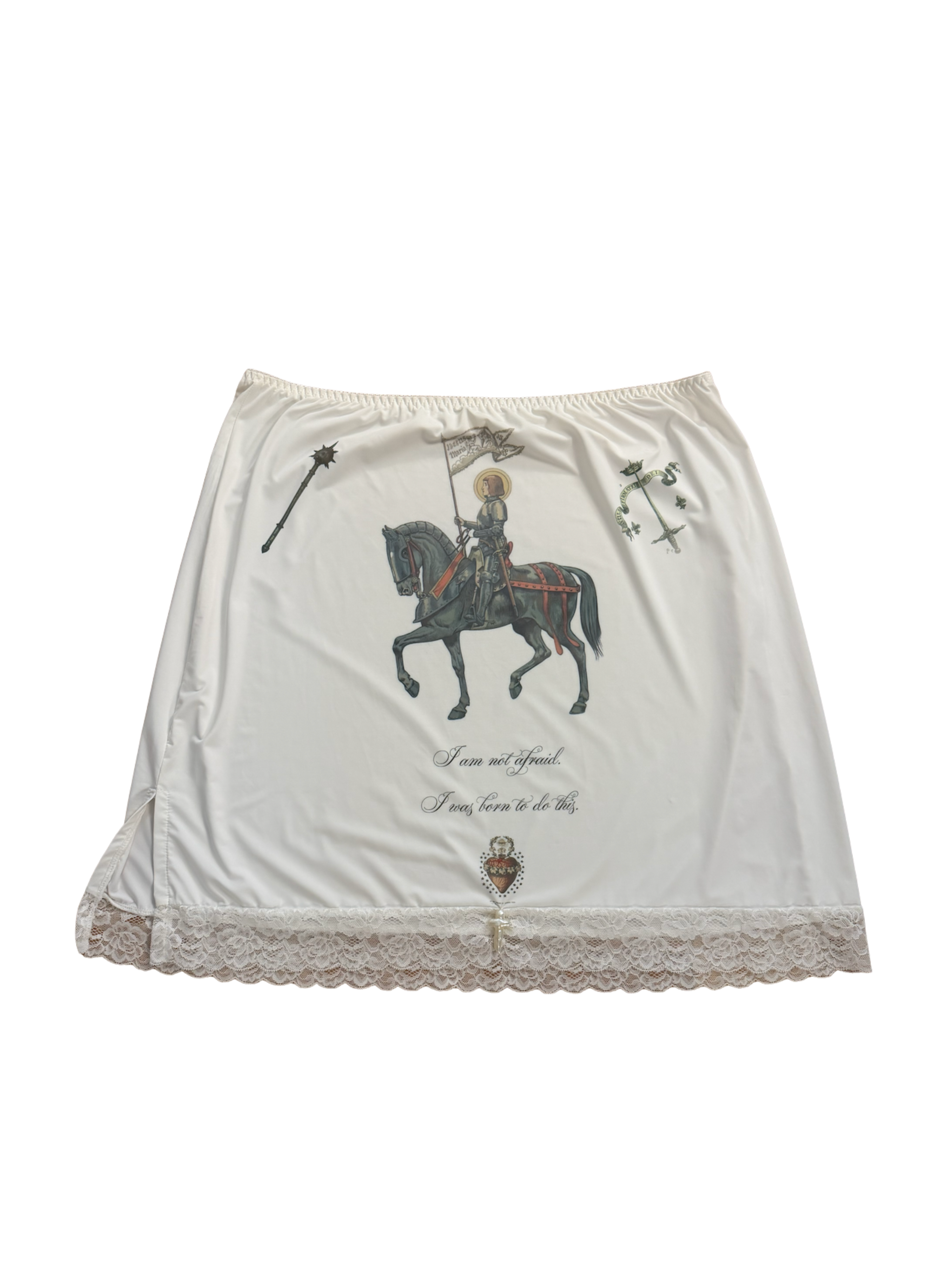 I Am Not Afraid Slip Skirt
