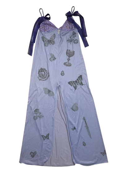 Lavendar Tattoo Maxi Dress