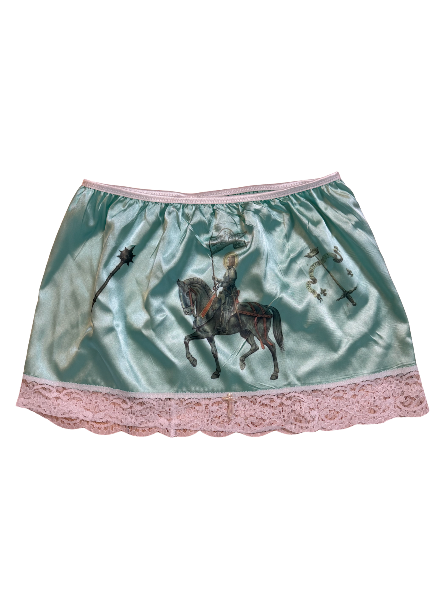 Mint Green Joan of Arc Mini Skirt