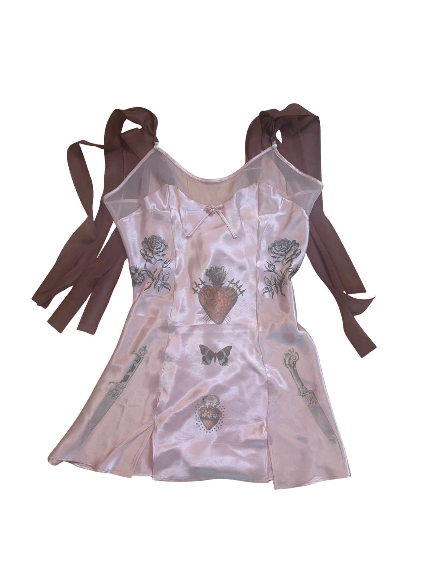 Pink Tattoo Mini Dress
