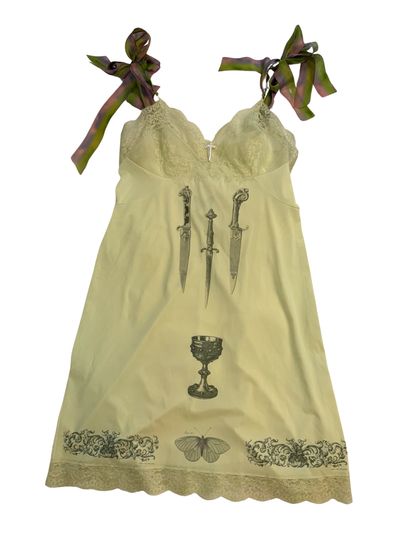 Chartreuse Dagger Dress (Barely Imperfect)