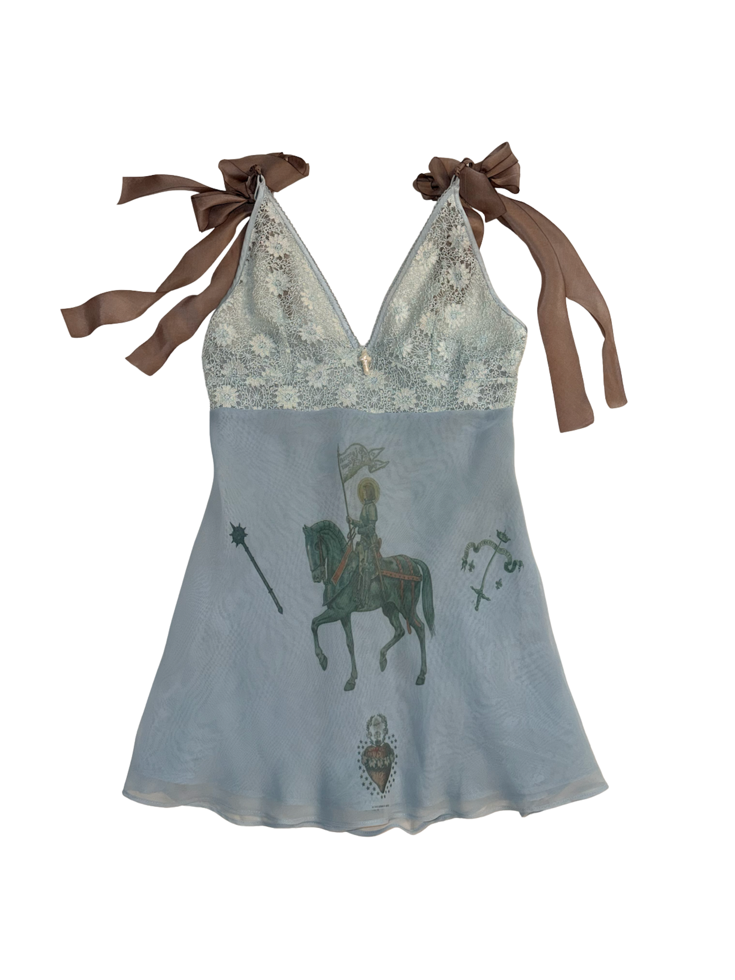 Powder Blue Joan of Arc Dress
