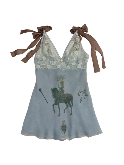 Powder Blue Joan of Arc Dress
