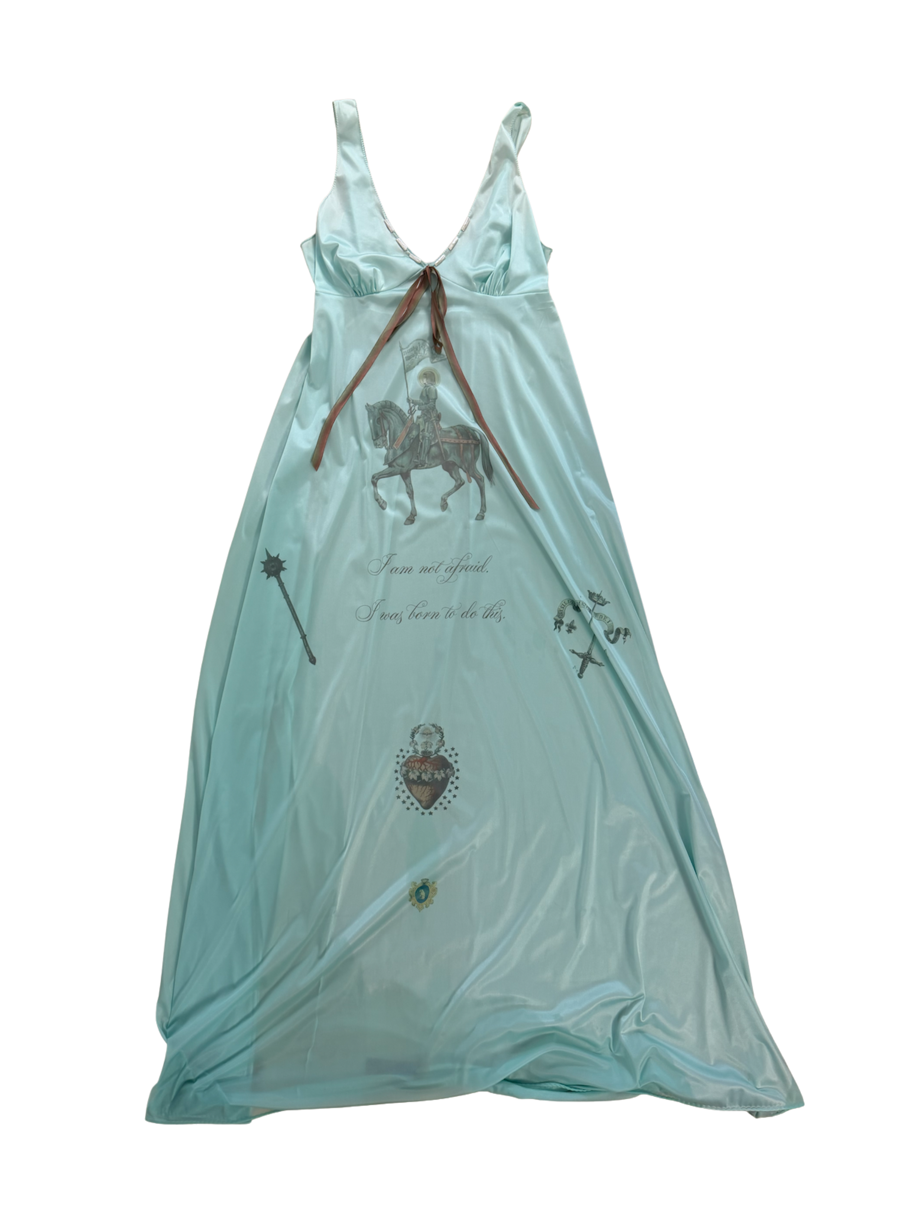 Turquoise Joan of Arc Maxi Dress