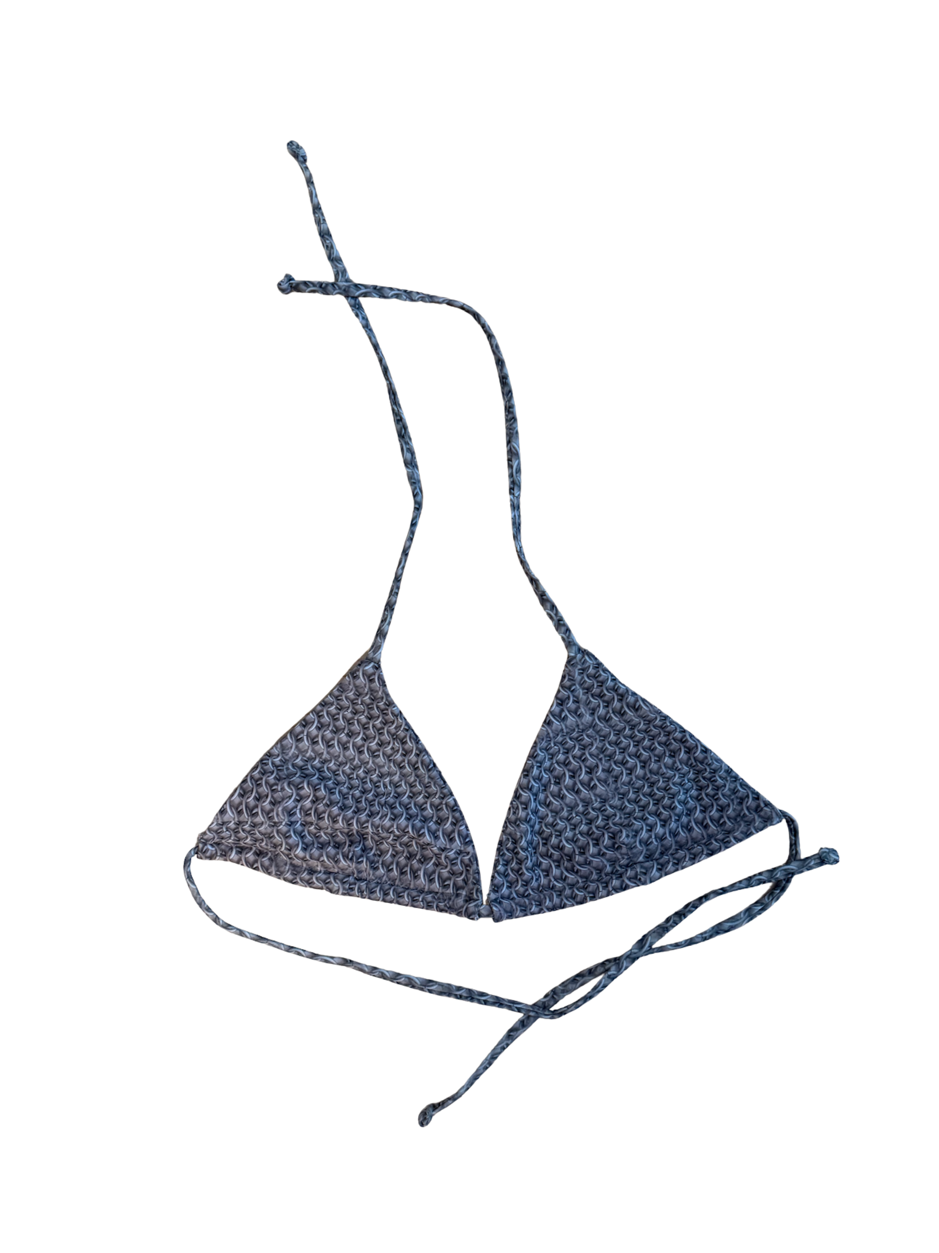 Perfectly Imperfect Chainmail Bikini Top Size L