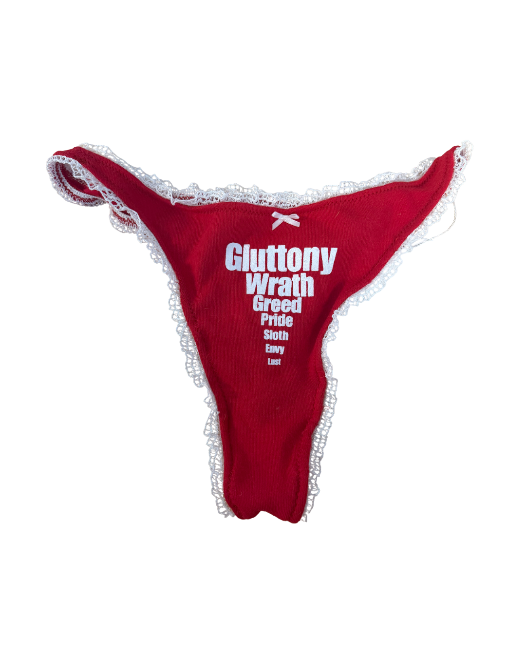 Perfectly Imperfect 7 Deadly Sins Thong