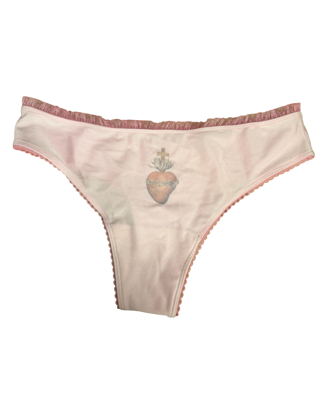 Pink Sacred Heart Thong (Sample 