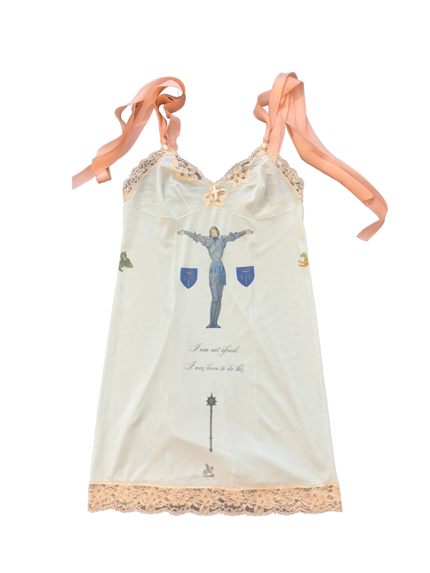 Blue I Am Not Afraid Dress 