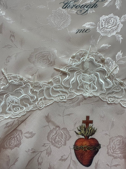 Sacred Heart Mermaid Slip Skirt