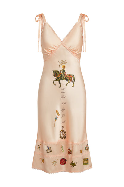 Joan of Arc Silk Slip Dress (PRE-ORDER)