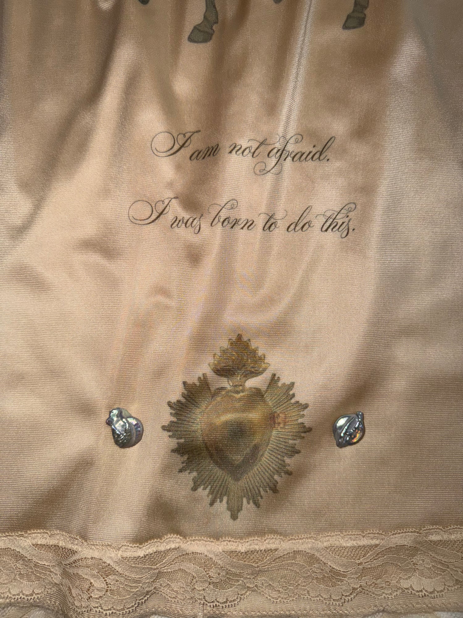 I Am Not Afraid Slip Skirt 