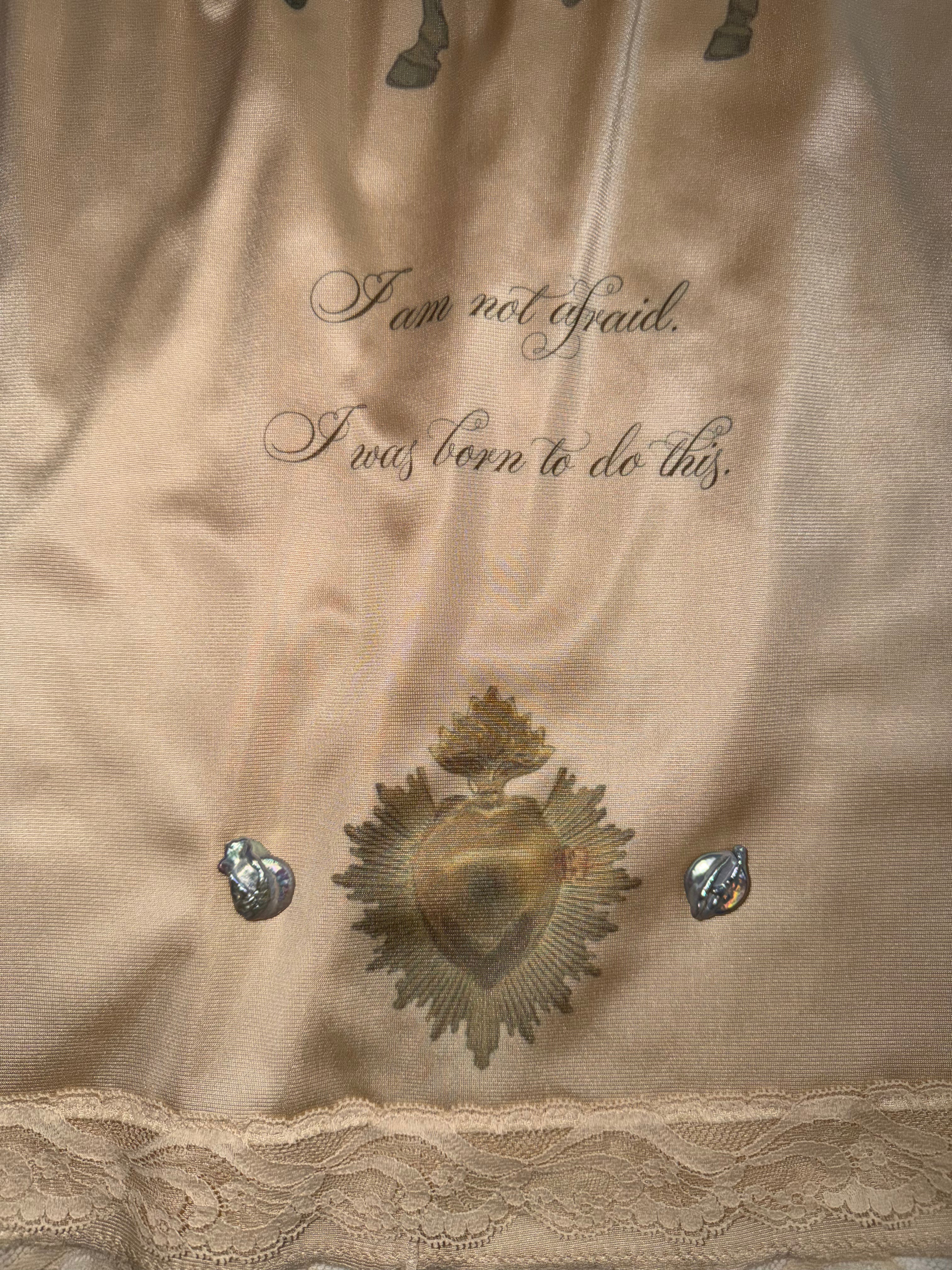 I Am Not Afraid Slip Skirt 