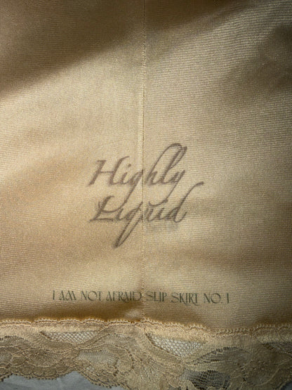 I Am Not Afraid Slip Skirt 