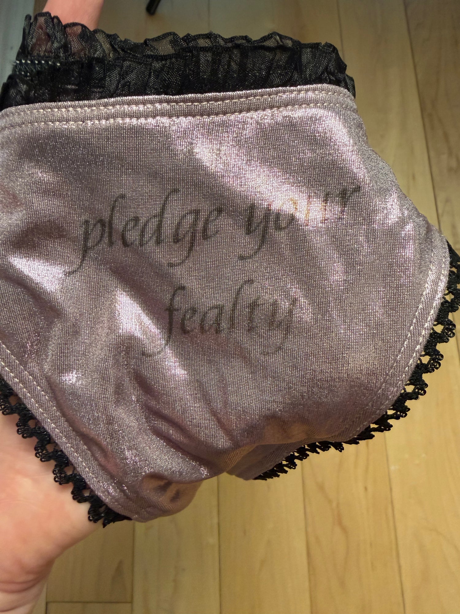 Perfectly Imperfect Pledge Your Fealty Thong 