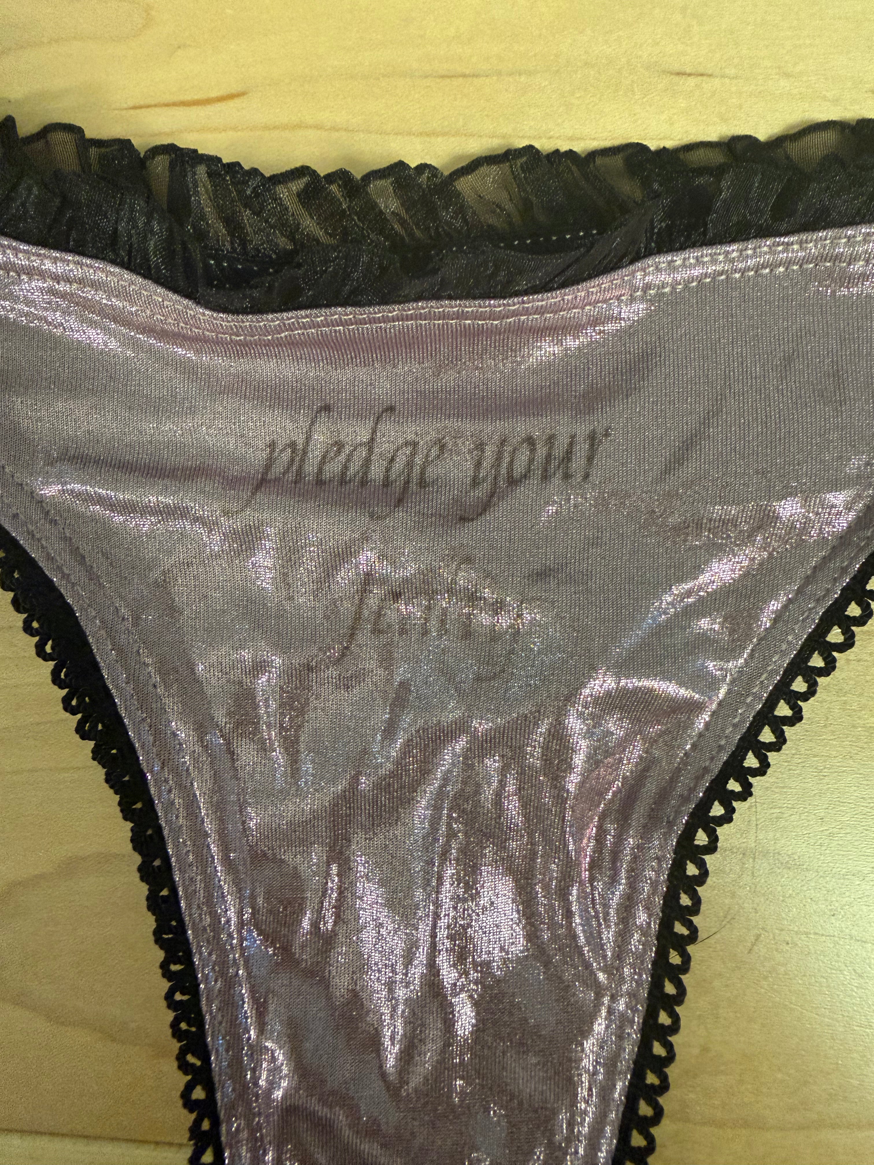 Perfectly Imperfect Pledge Your Fealty Thong 