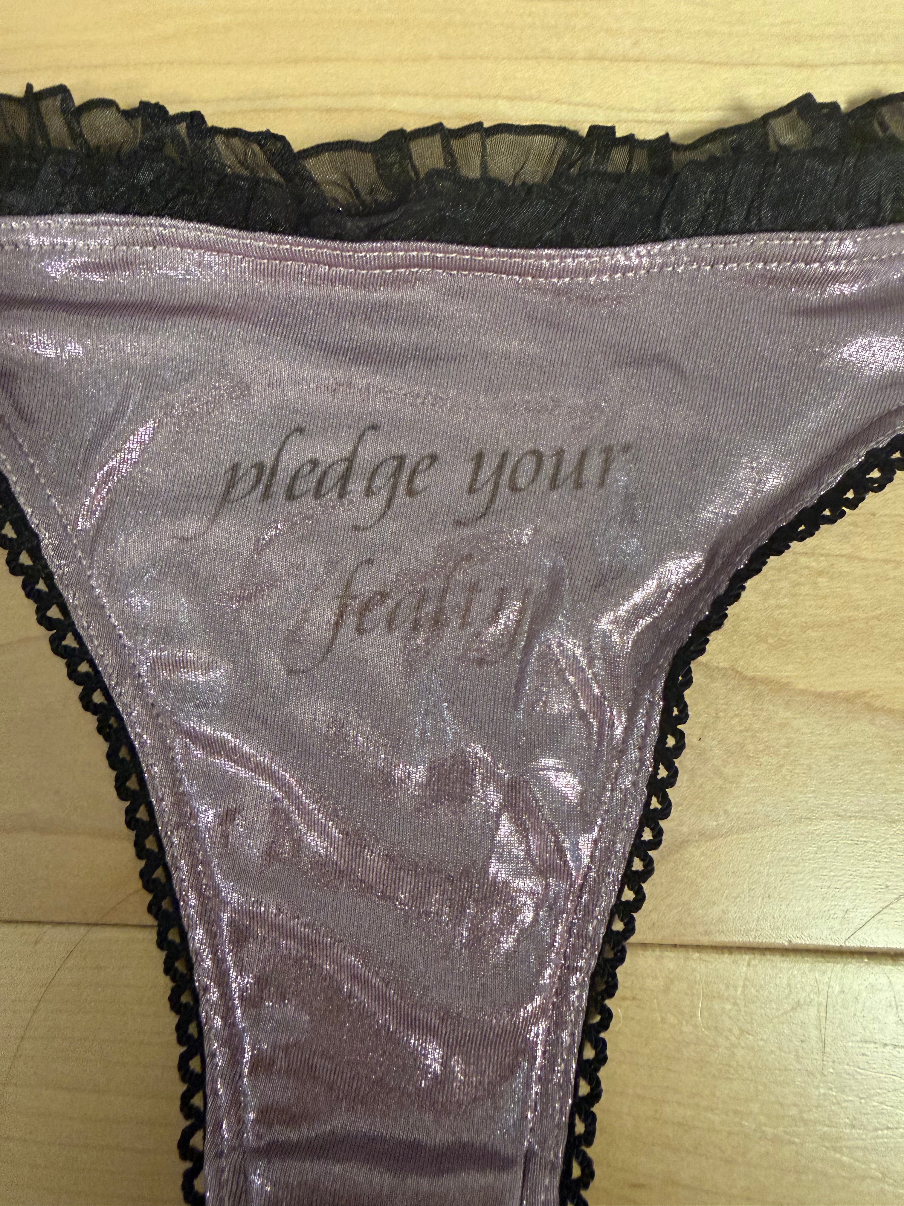 Perfectly Imperfect Pledge Your Fealty Thong 