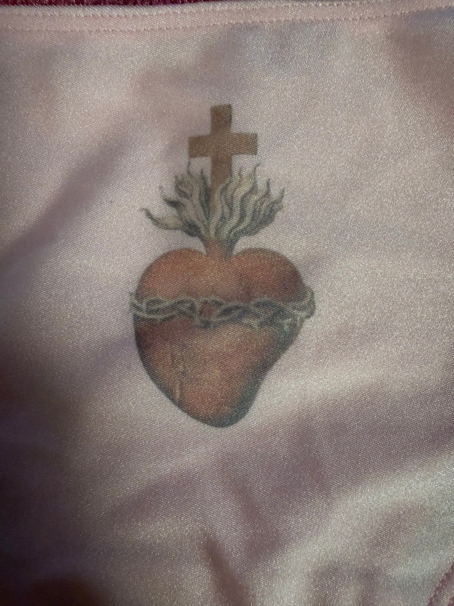 Pink Sacred Heart Thong (Sample 