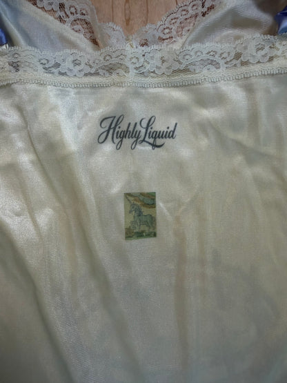 The Last Unicorn Cami with Wisteria Silk Ribbons