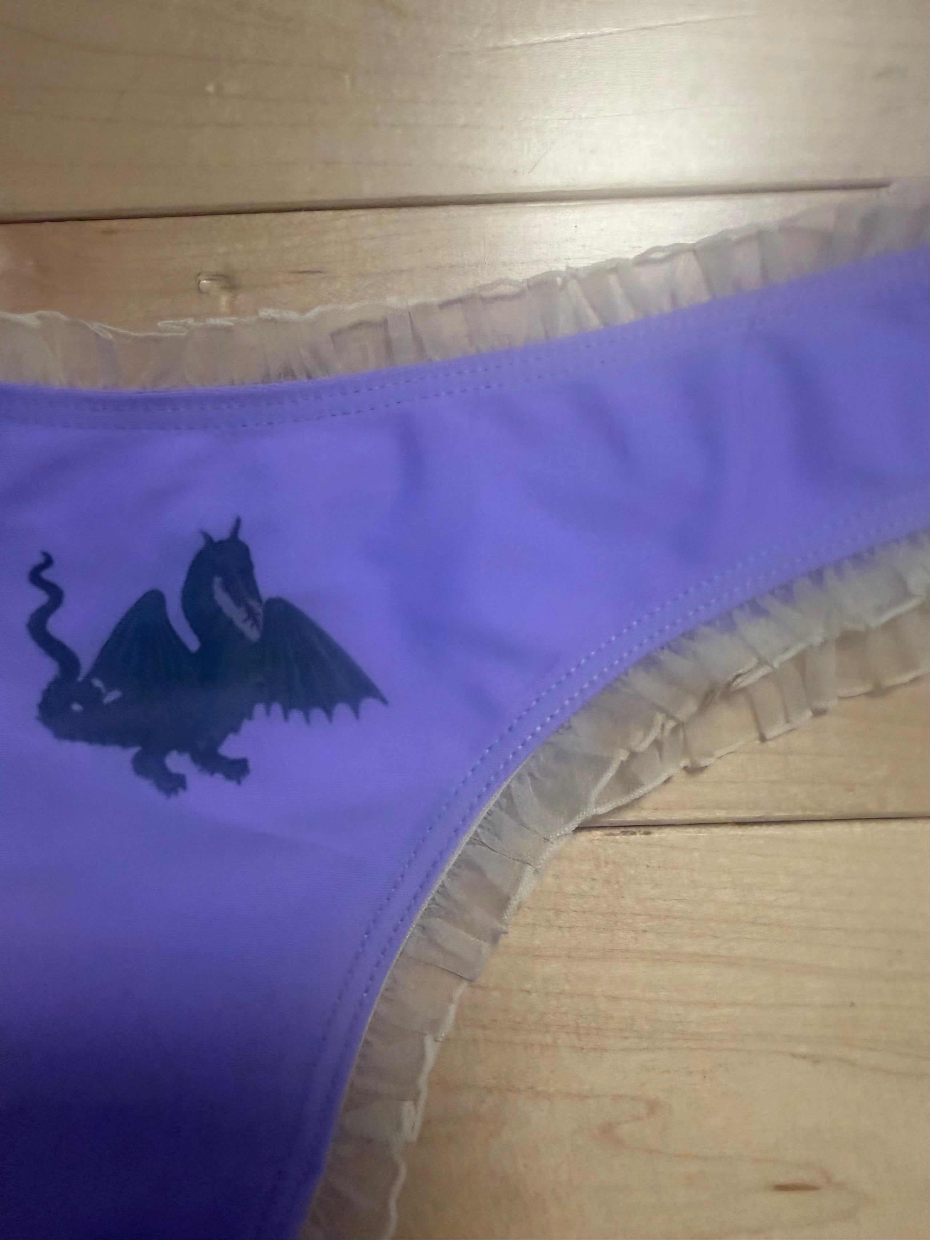 Perfectly Imperfect Purple Dragon Thong