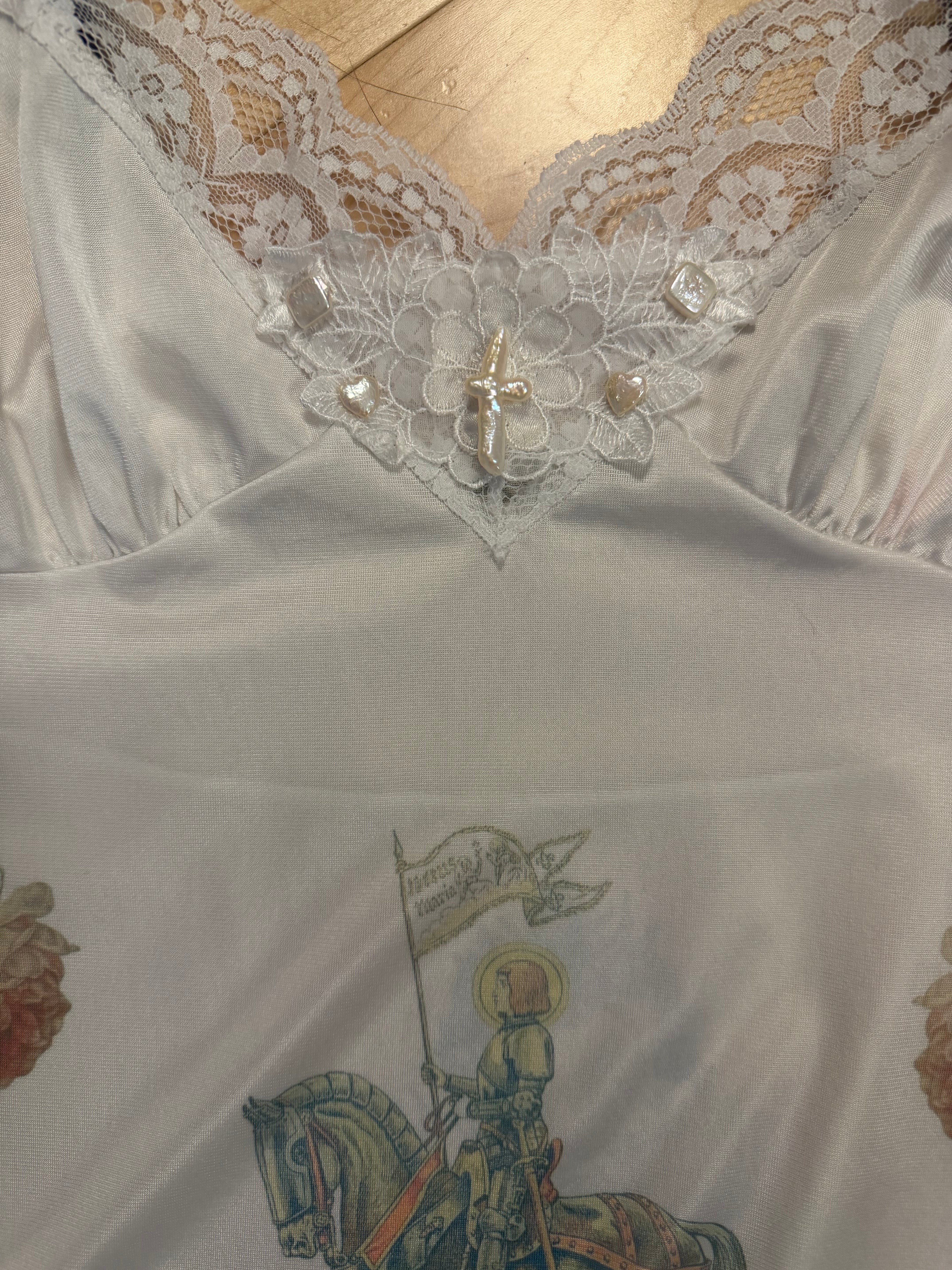 Joan of Arc and the Roses Slip Dress