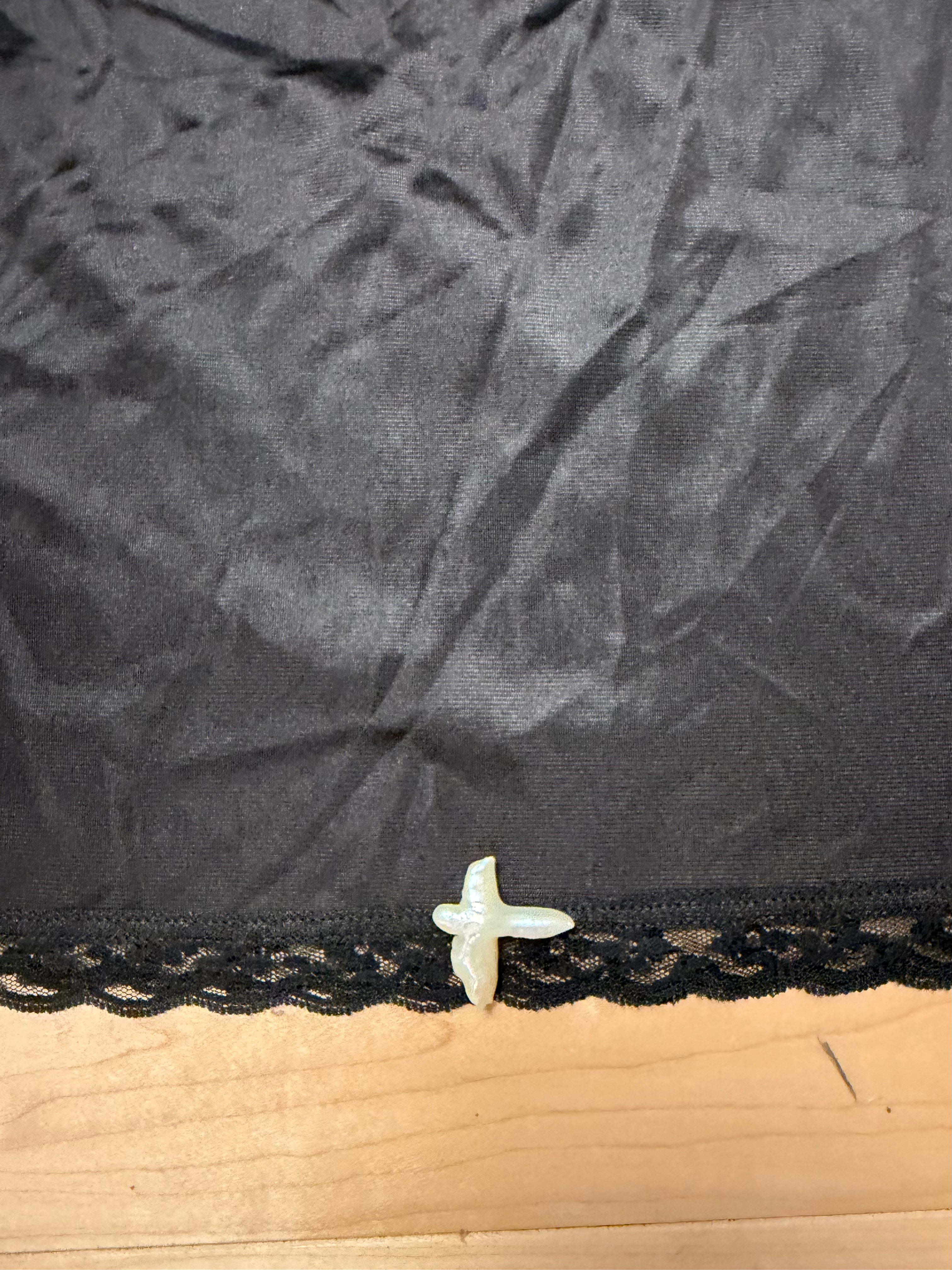 Black Slip Skirt — Size XS/S