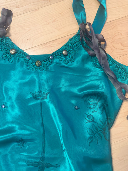 Teal Dagger Chemise