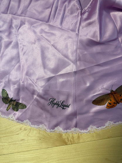 Lilac Bats and Roses Chemise