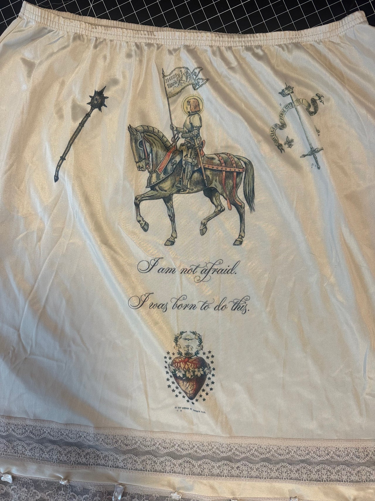 Joan of Arc Pearl Slip Skirt