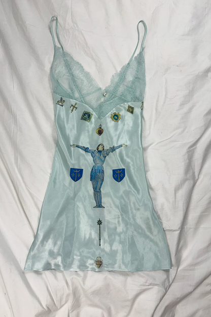 Joan of Arc Mini Slip Dress