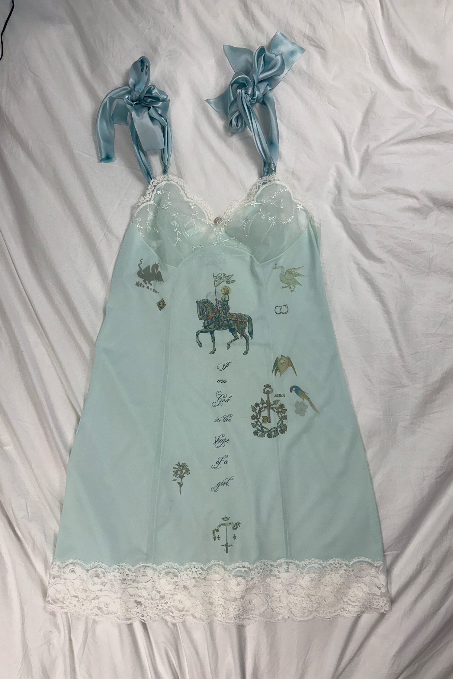 Blue Joan of Arc Dress