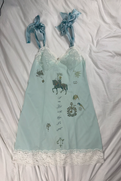Blue Joan of Arc Dress