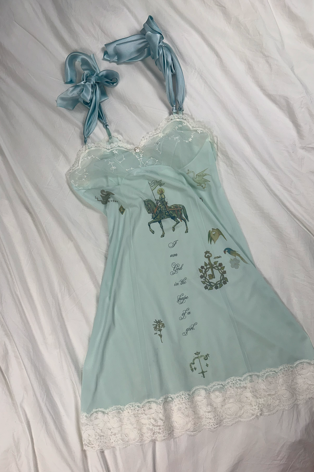 Blue Joan of Arc Dress