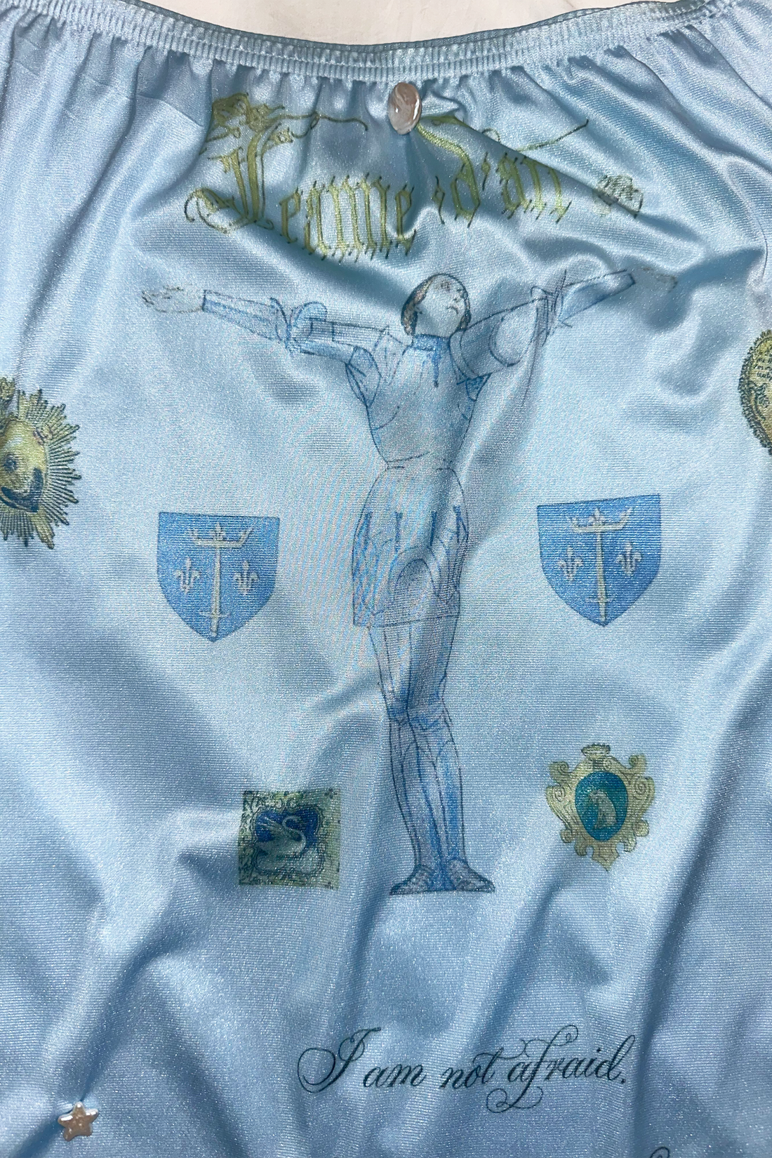 Blue Joan of Arc Slip Skirt