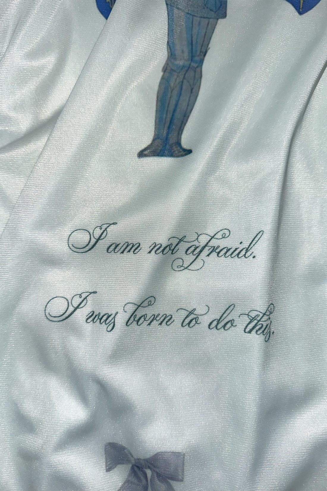 Blue I Am Not Afraid Dress