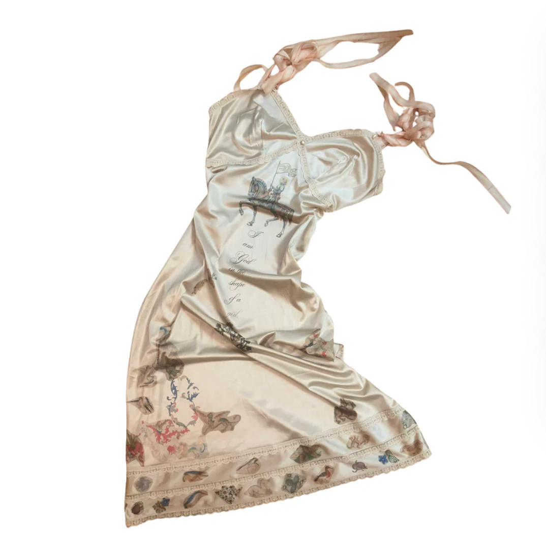 100% Silk Joan of Arc Dress