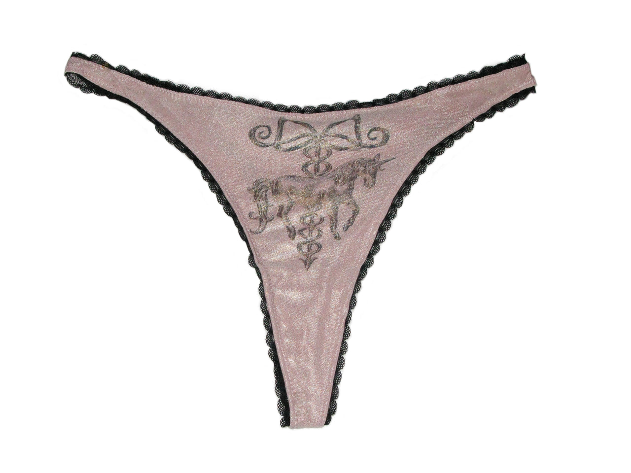 Pink Unicorn Thong