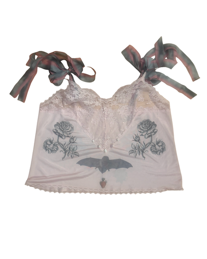 Pale Pink Bat Cami